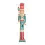 LIGHT BLUE WOODEN NUTCRACKER 35Χ31Χ180CM
