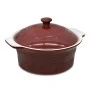 Fireproof circled hull in red color 29x26x11,5cm.