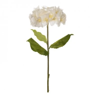 GIANT CREAM HYDRANGEA STEM 110CM D38CM