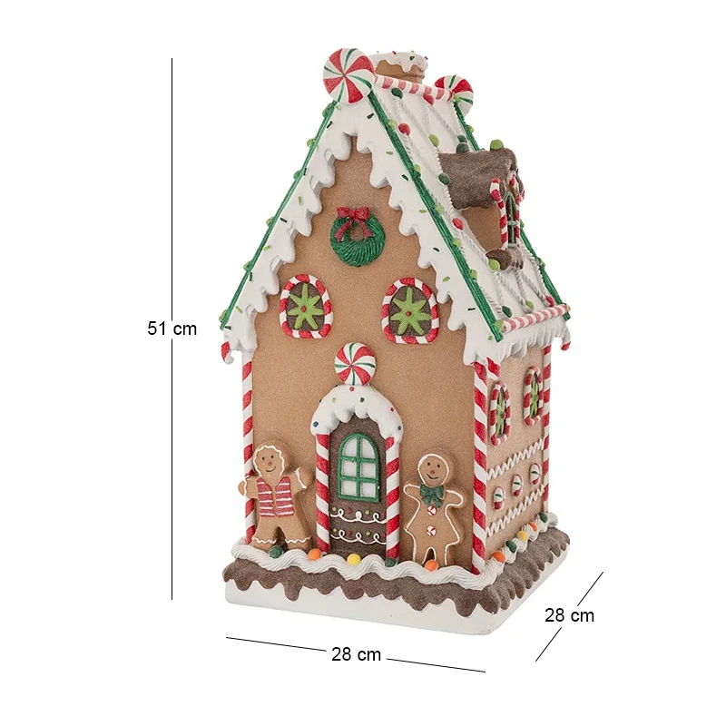 GINGERBREAD ΠΟΛΥΡΕΖΙΝ ΣΠΙΤΙ 28Χ28Χ51ΕΚ