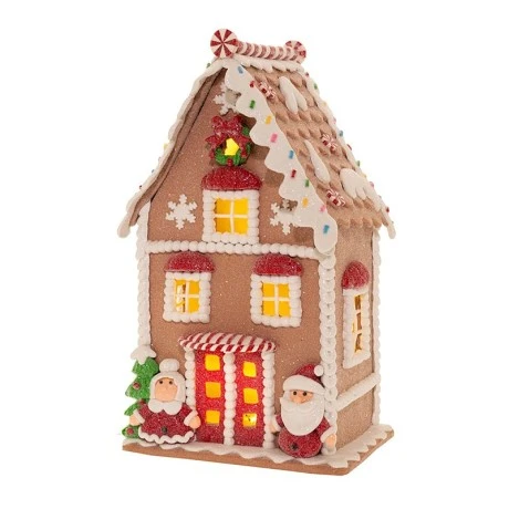GINGERBREAD ΣΠΙΤΑΚΙ ΜΕ LED ΦΩΣ 16Χ13Χ29ΕΚ