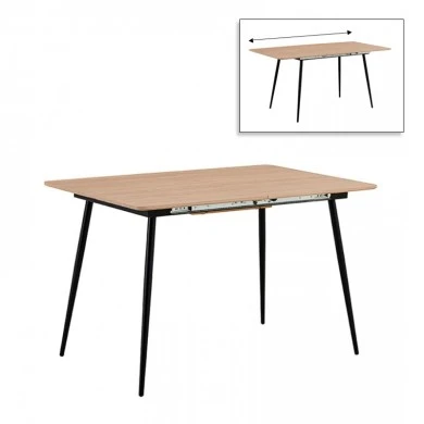 GLORY SONOMA 120(160)Χ80Χ76εκ.ΤΡΑΠΕΖΙ ΕΠΕΚΤ.