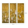 GOLD FOIL ΕΛΑΙΟΓΡΑΦΙΑ ΤΡΙΠΤΥΧΗ 120Χ120ΕΚ ΜΕ ΧΡΥΣΗ ΚΟΡΝΙΖΑ