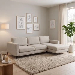 BANCO Reversible Corner Sofa Fabric Beige