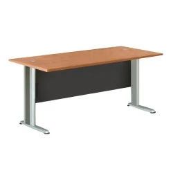 Γραφείο Basic χρώμα σκούρο γκρι - κερασί 180x80x75εκ. Γραφείο Basic χρώμα σκούρο γκρι - κερασί 180x80x75εκ.