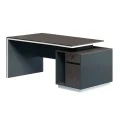 ADVANCE Desk 180x80 Dark Walnut/Grey