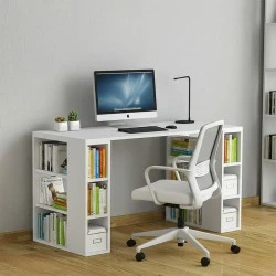 Colmar Megapap melamine desk in white color 140x60x75cm Colmar Megapap melamine desk in white color 140x60x75cm