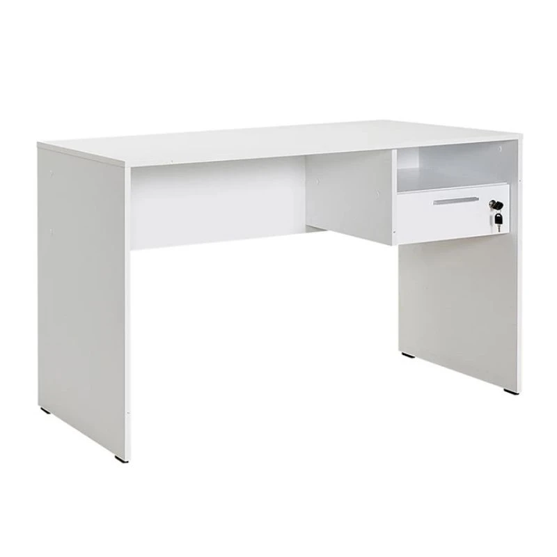 Concept Megapap desk in white color 120x60x75cm.