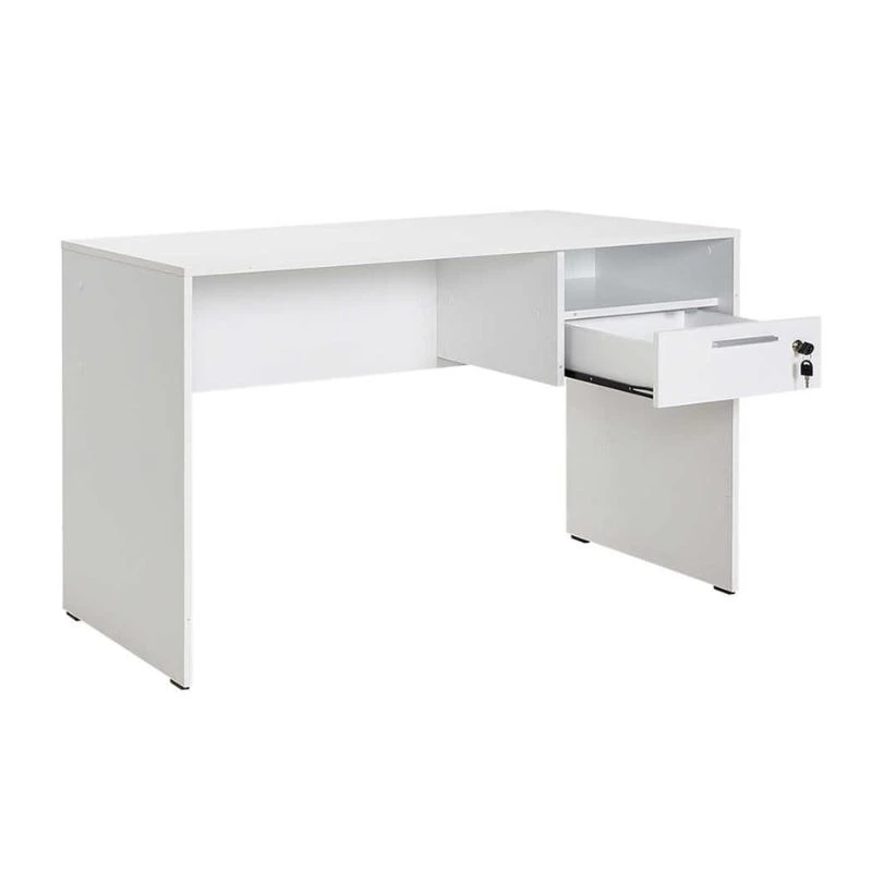 Concept Megapap desk in white color 120x60x75cm.