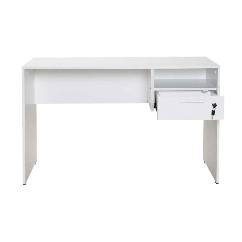 Concept Megapap desk in white color 120x60x75cm.