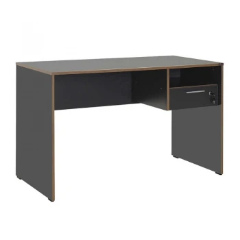 Concept Megapap melamine desk in antracite color 120x60x75cm.
