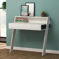 Cowork Megapap melamine desk in ancient white color 94x50x91cm. Cowork Megapap melamine desk in ancient white color 94x50x91cm.