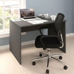 Kalen Megapap melamine office desk in anthracite color 90x60x74cm.