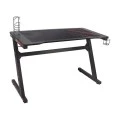 GAMING Desk 120x60x75cm Τype Carbon/Black Steel
