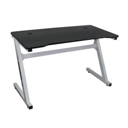 Γραφείο Gaming MDF - μεταλλικό χρώμα μαύρο - λευκό 120x60x75εκ. Γραφείο Gaming MDF - μεταλλικό χρώμα μαύρο - λευκό 120x60x75εκ.