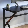 GAMING Desk 100x60x75cm Steel Black