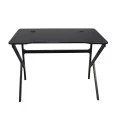 GAMING Desk 100x60x75cm Steel Black