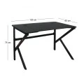 GAMING Desk 100x60x75cm Steel Black