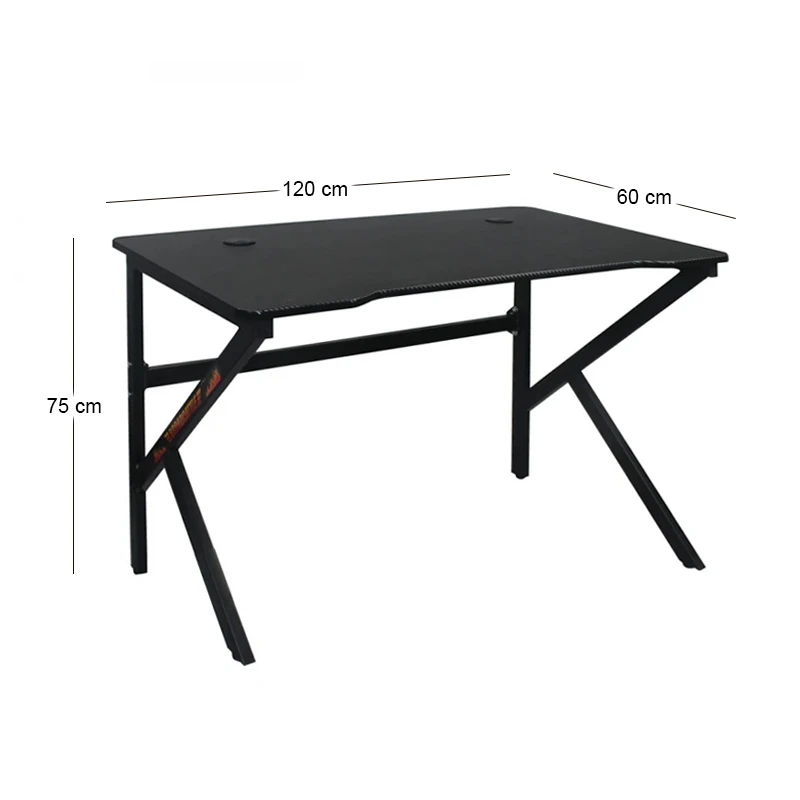 GAMING Desk 100x60x75cm Steel Black