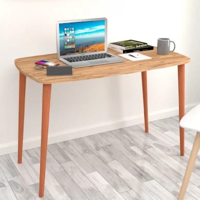 Deina Megapap melamine desk - table in pine oak color 105x60x72cm.
