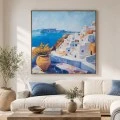 GREEK ISLAND ΠΙΝΑΚΑΣ ΣΕ ΤΥΠΩΜΕΝΟ ΚΑΜΒΑ 80Χ80ΕΚ