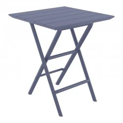 HELEN DARK GREY 60Χ60X74εκ. ΤΡΑΠΕΖΙ ΠΤΥΣ/ΝΟ ΠΟΛ/ΝΙΟΥ