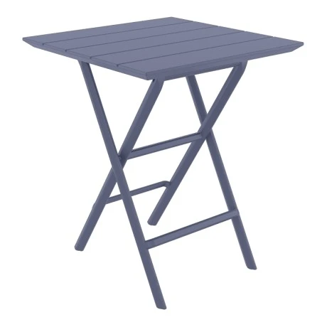 HELEN DARK GREY 60Χ60X74εκ. ΤΡΑΠΕΖΙ ΠΤΥΣ/ΝΟ ΠΟΛ/ΝΙΟΥ