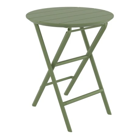 HELEN OLIVE GREEN Φ60X74εκ. ΤΡΑΠΕΖΙ ΠΤΥΣ/ΝΟ ΠΟΛ/ΝΙΟΥ