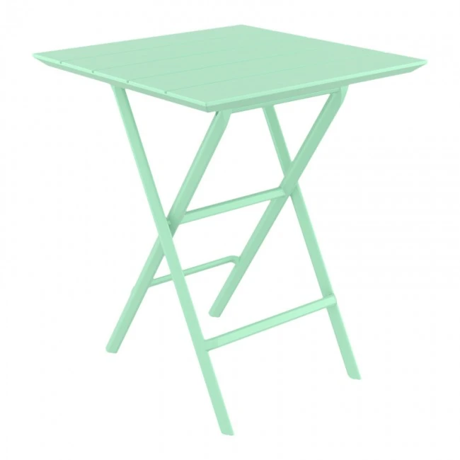 HELEN OPALINE GREEN 60Χ60X74εκ. ΤΡΑΠΕΖΙ ΠΤΥΣ/ΝΟ ΠΟΛ/ΝΙΟΥ