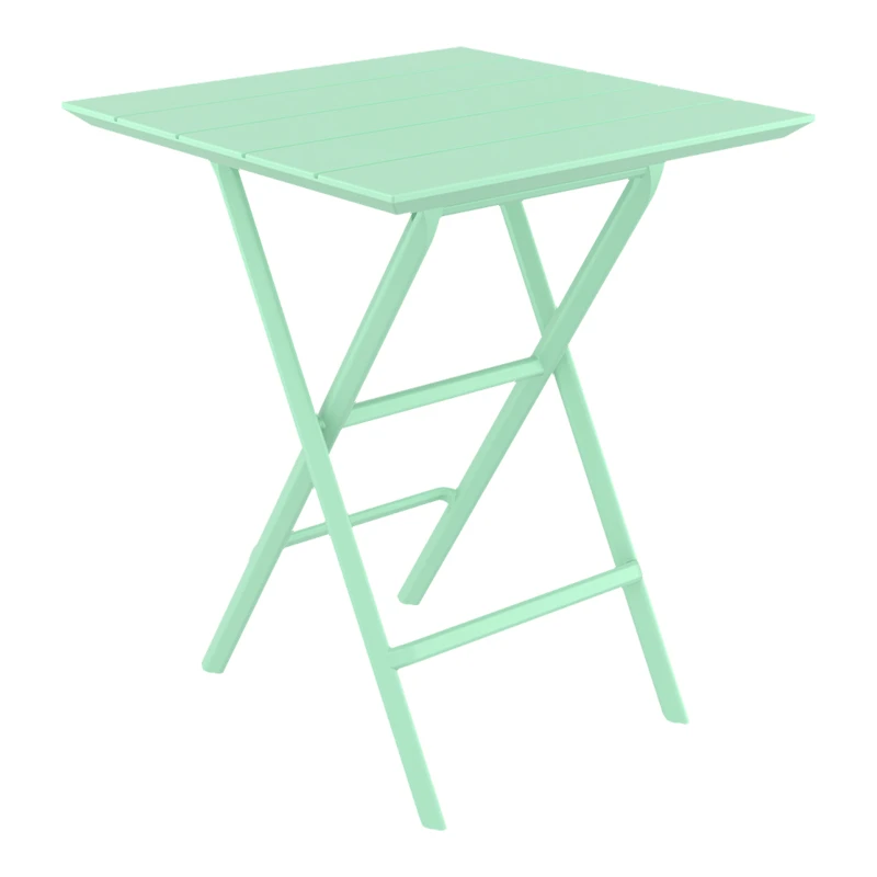 HELEN OPALINE GREEN 60Χ60X74εκ. ΤΡΑΠΕΖΙ ΠΤΥΣ/ΝΟ ΠΟΛ/ΝΙΟΥ