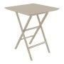 HELEN TAUPE 60Χ60X74εκ. ΤΡΑΠΕΖΙ ΠΤΥΣ/ΝΟ ΠΟΛ/ΝΙΟΥ