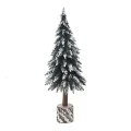 NATURAL TRUNK SNOWY CHRISTMAS TREE 100CM