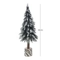 NATURAL TRUNK SNOWY CHRISTMAS TREE 100CM