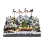 CHRISTMAS ANIMATED VILLAGE WITH ADAPTOR 55X32.5X37CM