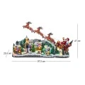 CHRISTMAS ANIMATED VILLAGE REINDEERS WITH ADAPTOR 97.5X25.5X47CM