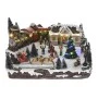 CHRISTMAS VILLAGE ANIMATED WITH LIGHTS MUSIC AND A ROTATING TREE 36X28X23CM