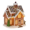 XMAS CANDY HOUSE WITH LED LIGHTS 25X17X27CM