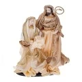 XMAS HOLY FAMILY FIGURINES 30CM IN GOLD COLOR