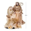 XMAS HOLY FAMILY FIGURINES 30CM IN GOLD COLOR