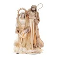 XMAS HOLY FAMILY FIGURINES 90CM IN GOLD COLOR