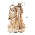 XMAS HOLY FAMILY FIGURINES 90CM IN GOLD COLOR