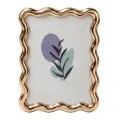 WAVY PHOTO FRAME IN GOLD COLOR 17X12CM