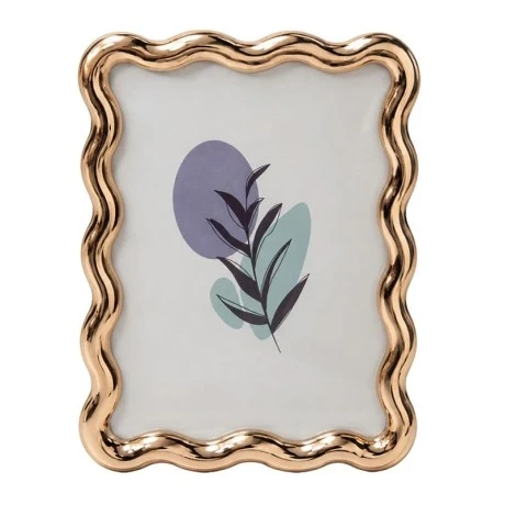WAVY PHOTO FRAME IN GOLD COLOR 17X12CM