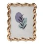 WAVY PHOTO FRAME IN GOLD COLOR 17X12CM