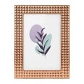 GOLD EMBOSSED METAL FRAME 21,5X16,5CM