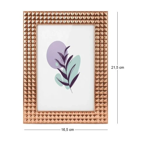 GOLD EMBOSSED METAL FRAME 21,5X16,5CM