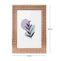 GOLD EMBOSSED METAL FRAME 29X24CM