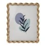WAVY PHOTO FRAME IN GOLD COLOR 27X22CM