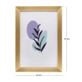 METAL PHOTO FRAME IN GOLD COLOR 16X11CM
