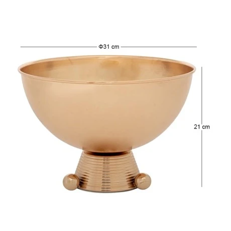 DECO GOLD METAL ICE BUCKET D31X21CM